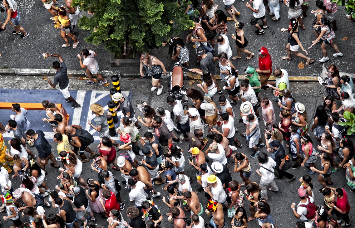 Street carnival in São Paulo, Brazil Street carnival in São Paulo, Brazil
