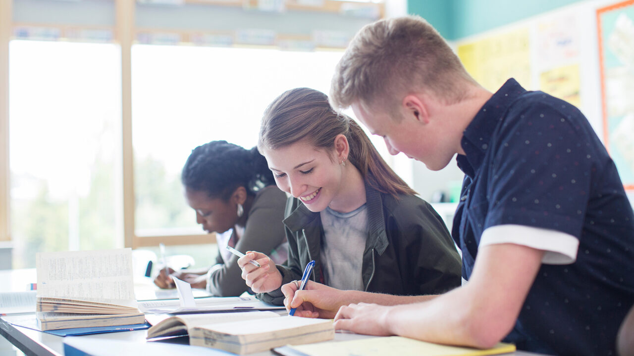 Students sitting in classroom during lesson. Image shot 2014. Exact date unknown. Students sitting in classroom during lesson. Image shot 2014. Exact date unknown.