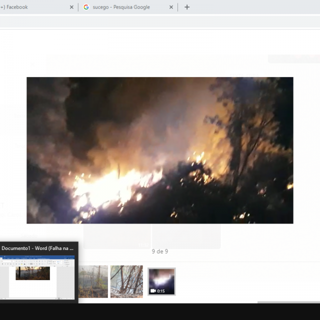 Quatorze horas de chamas intensas deixaram um rastro de destruição