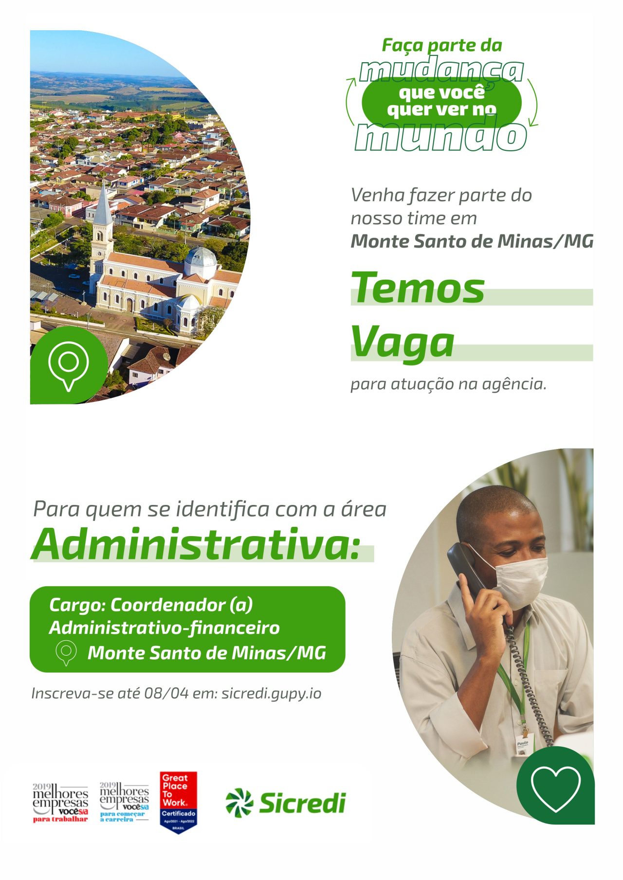 Vaga Monte Santo_Cartaz Vaga Monte Santo_Cartaz