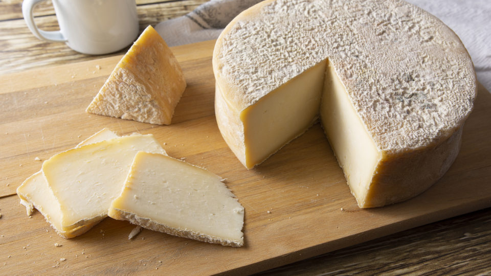 Artisanal Canastra Cheese From Minas Gerais, Brazil With Coffee