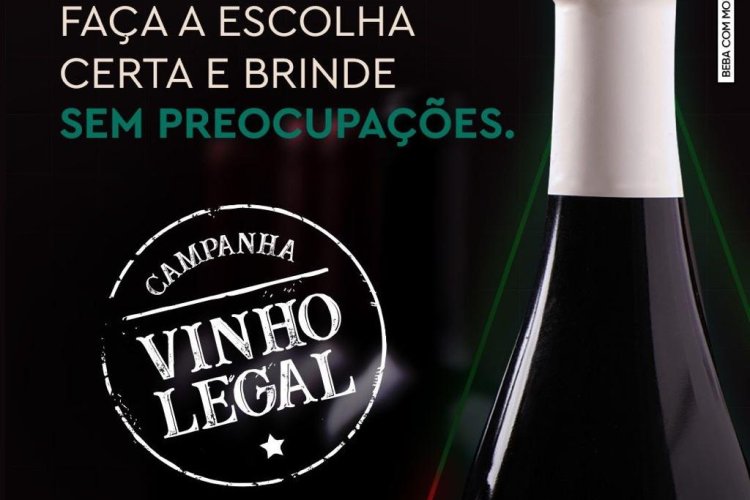 Setor vitivinícola reforça o “brinde legal” em combate ao mercado ilegal de vinhos e espumantes Setor vitivinícola reforça o “brinde legal” em combate ao mercado ilegal de vinhos e espumantes