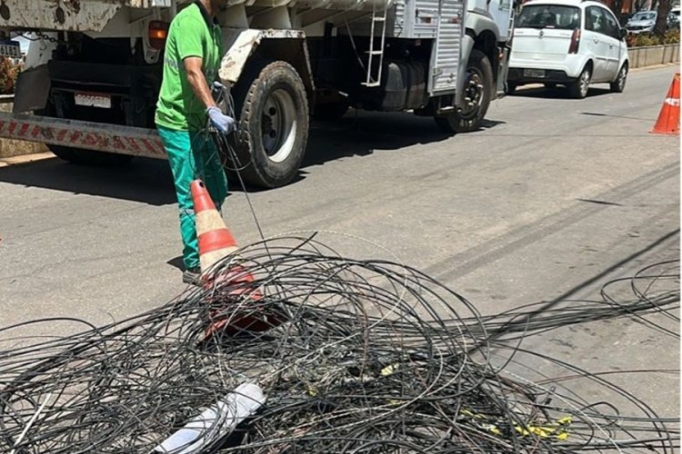 3,6 toneladas de cabos irregulares retirados