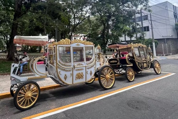 Caxambu adota carruagens elétricas Caxambu adota carruagens elétricas