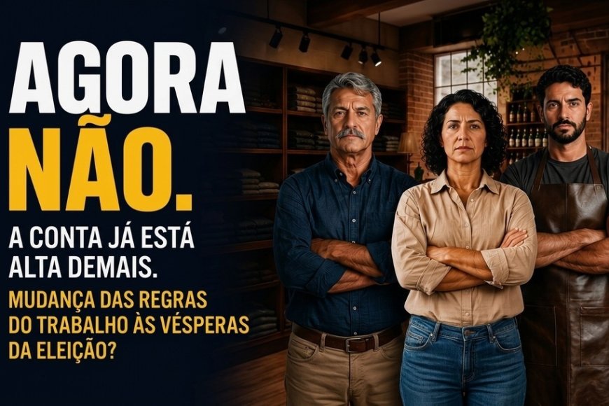 Comércio, serviços e turismo fazem apelo para que PEC do fim da escala 6x1 não seja votada antes das eleições 
