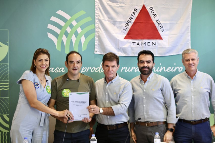 Flávio Roscoe visita Sistema Faemg e apresenta propostas para fortalecer a agropecuária mineira Flávio Roscoe visita Sistema Faemg e apresenta propostas para fortalecer a agropecuária mineira