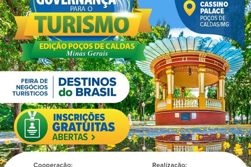 AMM apoia 5º Seminário Nacional de Governança para o Turismo em Poços de Caldas AMM apoia 5º Seminário Nacional de Governança para o Turismo em Poços de Caldas